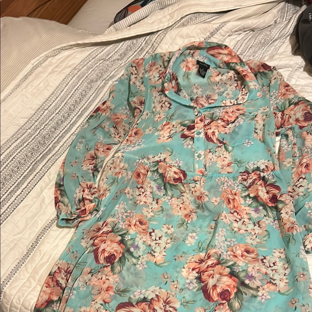 Floral Print Blouse